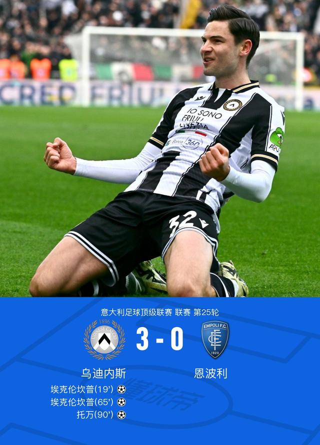 m6米乐官网登录-乌迪内斯主场告捷，成功保级前景看好